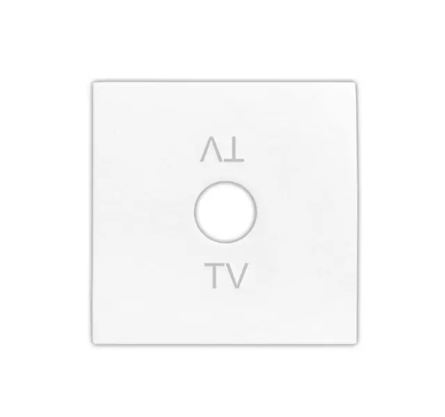 ΠΛΑΚΙΔΙΟ ΠΡΙΖΑΣ TV ΛΕΥΚΗ