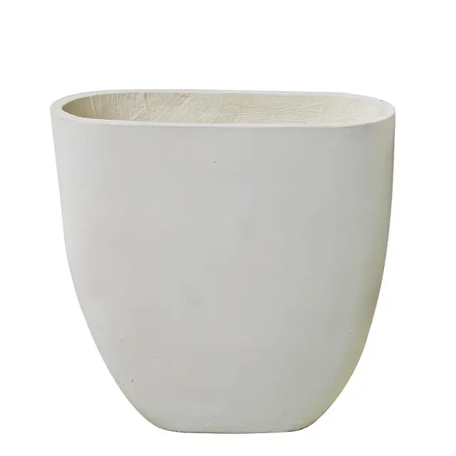 Γλάστρα Λευκό Τσιμέντο 56x27x56cm
