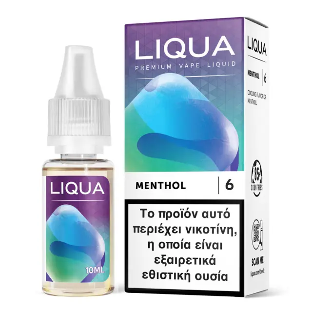 Liqua Menthol 6mg 10ml Υγρό Αναπλήρωσης