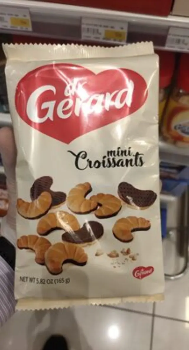 Dr Gerard Mini Croissants - 165gr τραγανό μπισκότο με Γλάσσο Κακάο