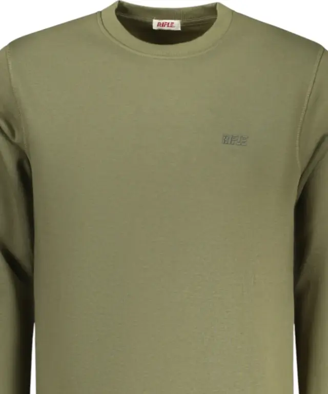 Rifle Jeans - Ανδρική Μπλούζα Φούτερ Regular Fit RFF016-ARMY Χακί 3