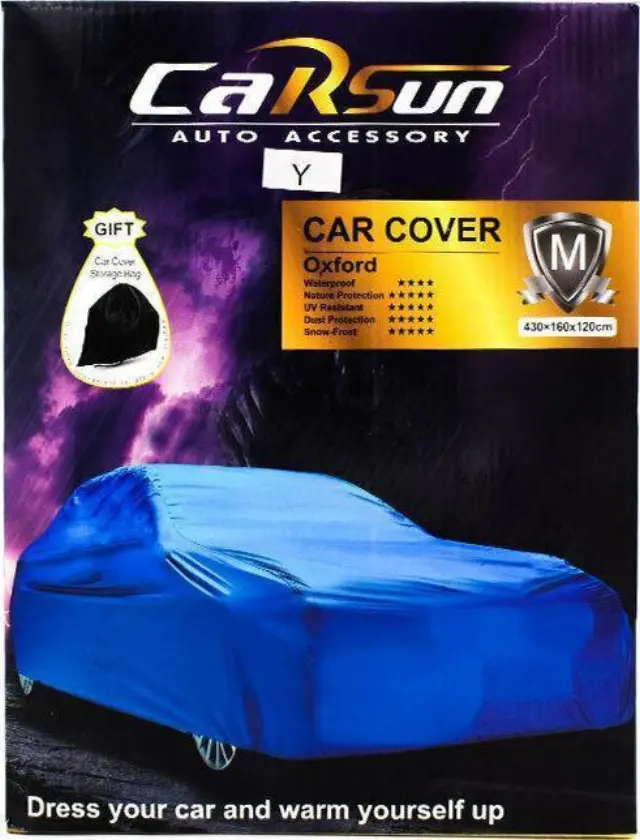 Carsun C1696 Κουκούλα Αυτοκινήτου με Τσάντα Μεταφοράς 570x175cm Αδιάβροχη XXLarge 2