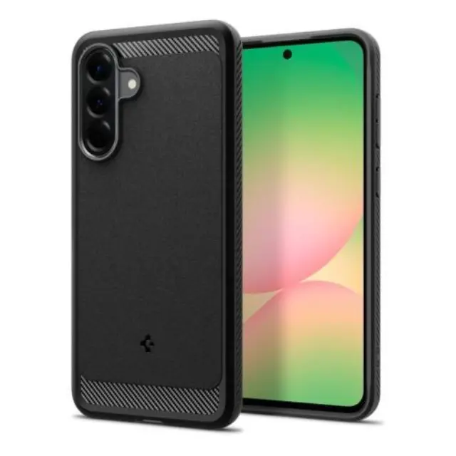 Θήκη Soft TPU Spigen Samsung Galaxy A56 5G Rugged Armor Μαύρο N67650