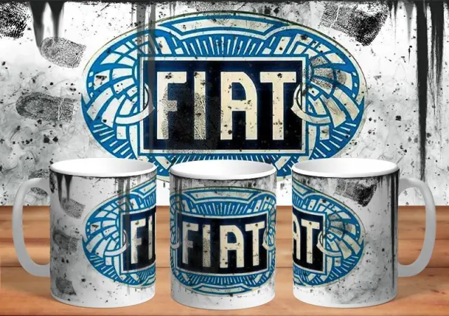 κούπα fiat 02 κεραμική 330ml με συσκευασία δώρου " με δυνατότητα προσθήκης ονόματος η ευχές