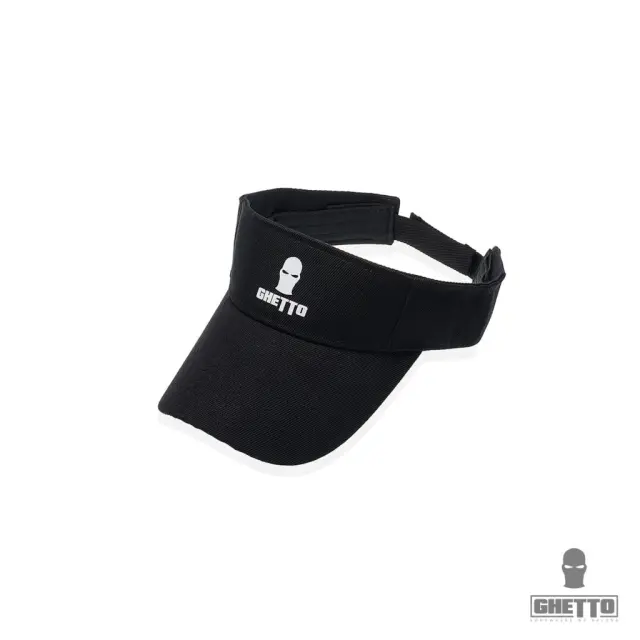 Ghetto Mask Sunvisor Plain Sport Hat Tennis Black