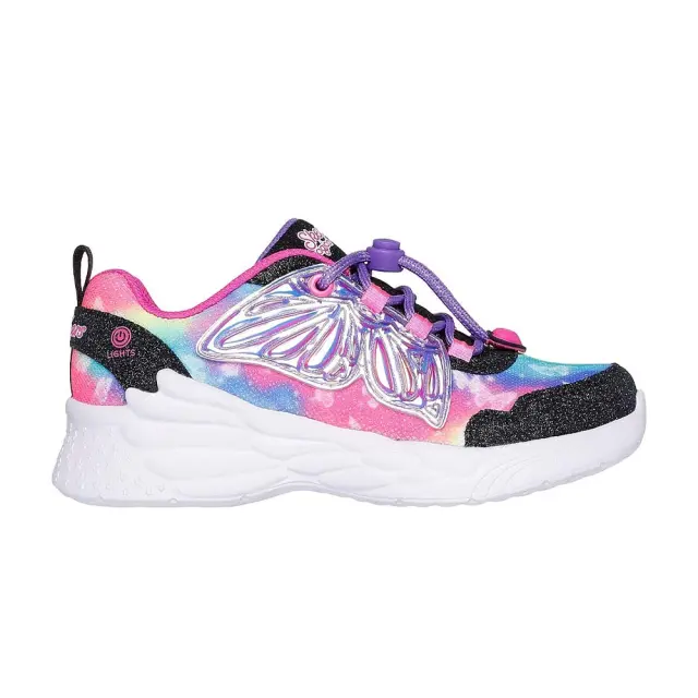 Skechers Girl's S Lights Dream Racer Wing Brites Μαύρο - Ροζ 303055L-BKHP (Skechers) - 35