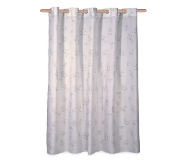 ΚΟΥΡΤΙΝΑ ΜΠΑΝΙΟΥ CLARIS 180X180 NEF-NEF HOMEWARE ECRU 3