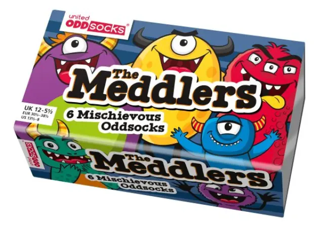 United OddSocks 6 Κάλτσες (30,5-38,5) / 6 Mischievous Oddsocks: The Meddlers 2