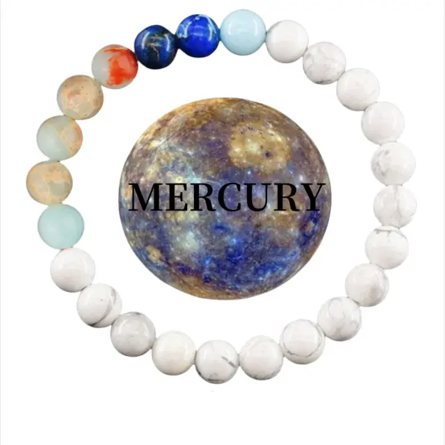 White Mercury Ελαστικό Βραχιόλι με Χάντρες 3