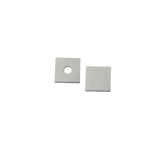 SET OF WHITE ΠΛΑΣΤΙΚΟ END CAPS FOR P124, 1PC WITH HOLE & 1PC WITHOUT HOLE / EP124