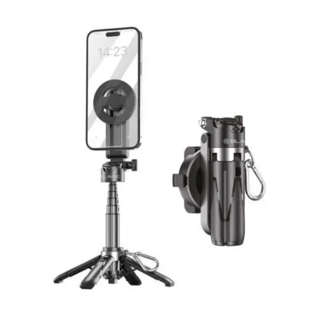 Ασύρματο Selfie Stick & Τρίποδο Blavec Coco Mini P05 Μαγνητικό με Τηλεχειριστήριο για Smartphones Πλάτους 60mm έως 95mm Μαύρο N68317