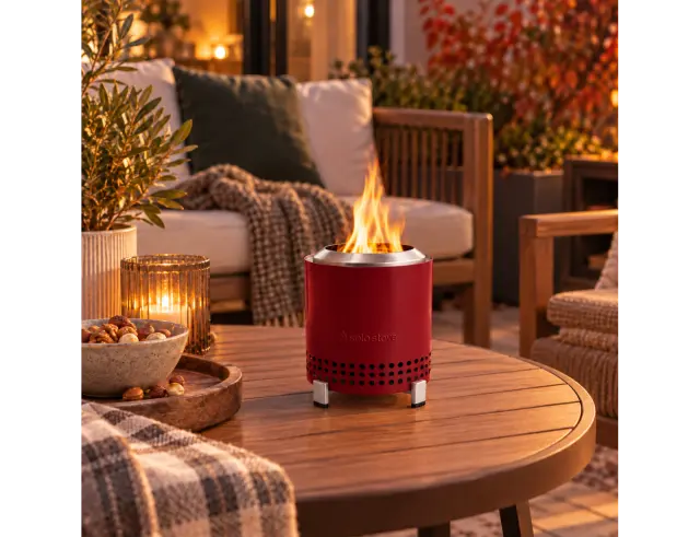 Επιτραπέζια Εστία φωτιάς Mesa Solo Stove με διαστάσεις 13x17.5cm - Mulberry Mesa Mulberry