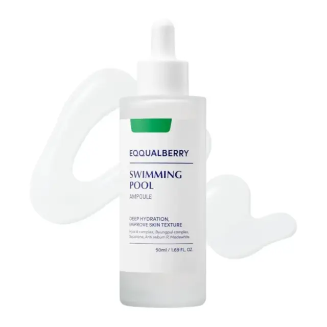 Eqqualberry Swimming Pool Ampoule, Ενυδατικός Ορός Προσώπου 50ml