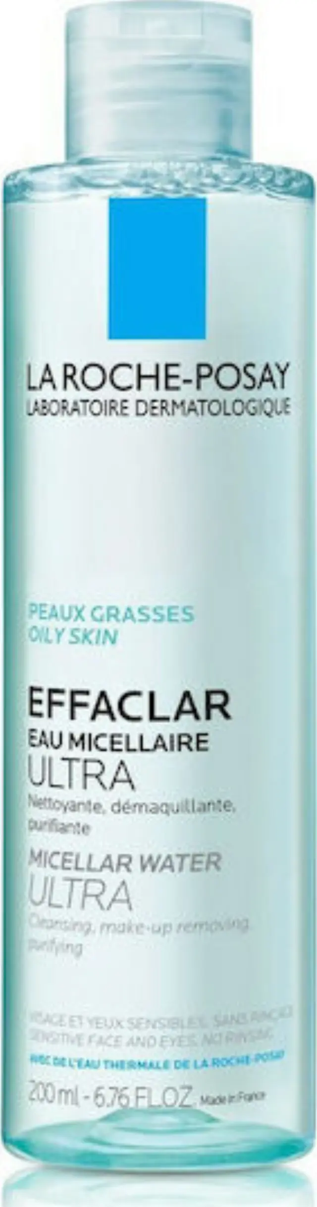La Roche Posay Effaclar Ultra Micellar Water Αφαίρεσης Μακιγιάζ Προσώπου 200ml 2