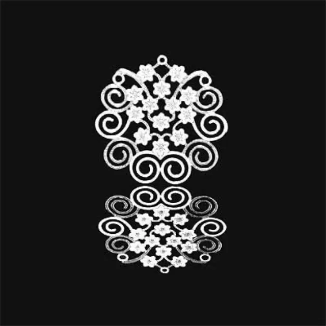 Διακοσμητικό Forever Silver Flowers - Fireworks Medallion 36x37mm - 1τεμ