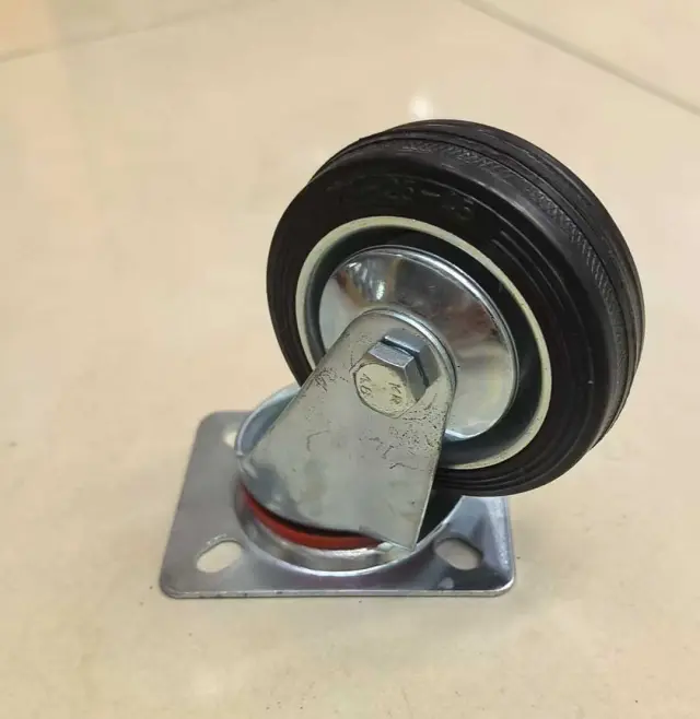 Ρόδα επίπλων περιστρεφόμενη - 100mm - 1 τεμάχιo - 228465 2