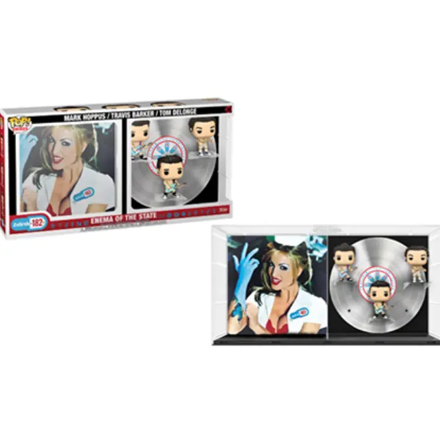 Funko Pop! Albums Deluxe: Blink-182 - Mark Hoppus, Travis Barker, Tom DeLonge (Enema of the State) #36 Vinyl Figures