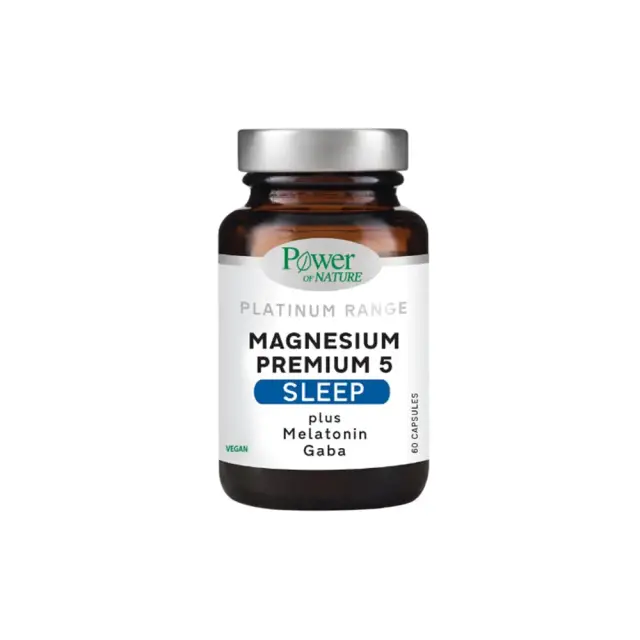 Power Health Platinum Range Magnesium Premium 5 Sleep, Συμπλήρωμα Διατροφής με Μαγνήσιο και Μελατονίνη 60 κάψουλες