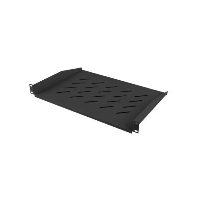 Lanberg Ράφι Rack 19'' 450/600/800/1000mm 1U Black (AK-1008-B)