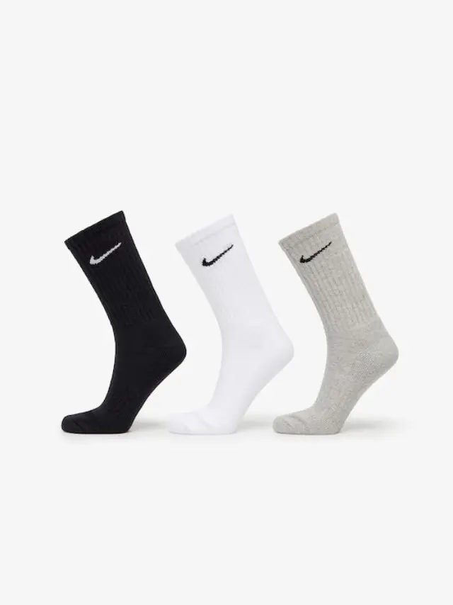 Nike CREW Αθλητικές Κάλτσες λεπτες Πολύχρωμες 3 Ζεύγη - 38-42 3