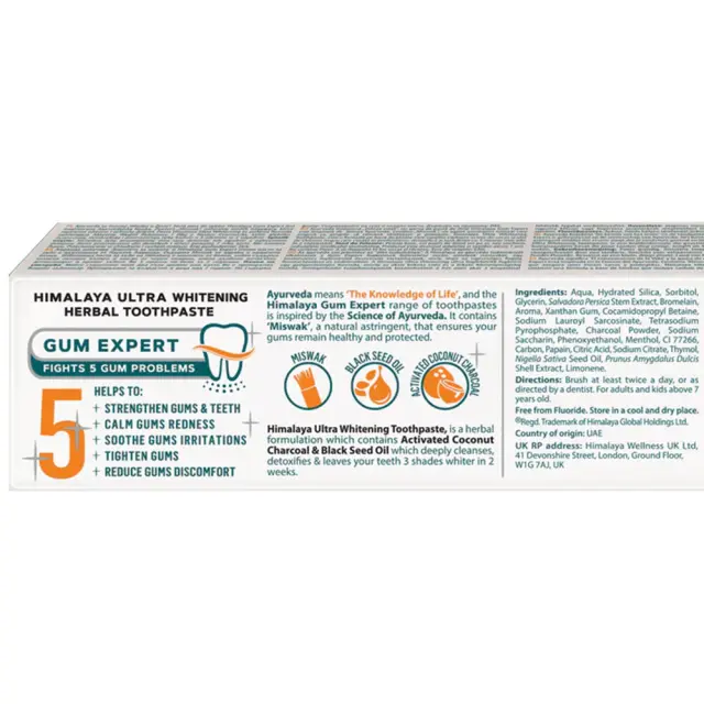 Himalaya Ultra Whitening Toothpaste 2