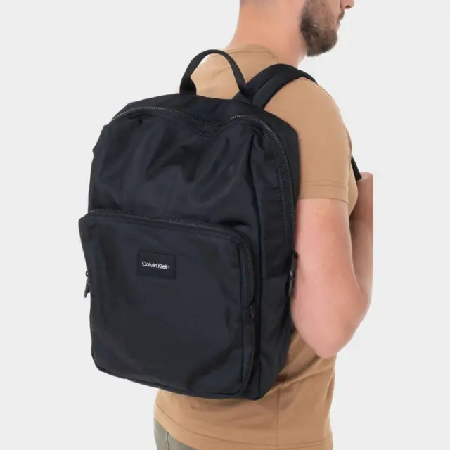 Calvin Klein - Ανδρικό Σακίδιο Πλάτης Ck Must T Squared Bp K50K510534-BAX Μαύρο 2