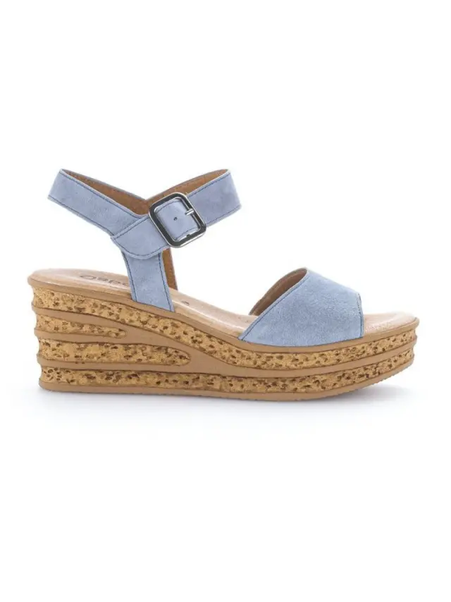 Gabor Πέδιλα Γυναικείο δέρμα Nubuck Μπλέ GAB/64651 18-AZUR - 40 3