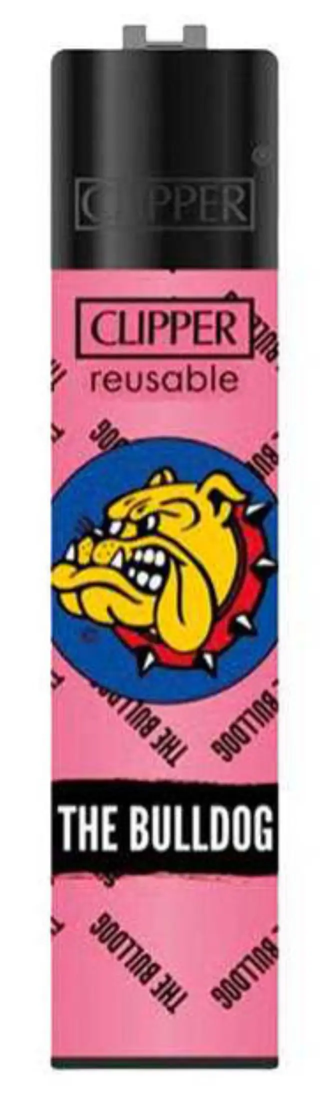 The Bulldog Amsterdam Αναπτήρας Clipper Patterns - Κίτρινο