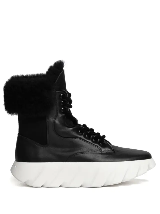4ccccees Μποτάκια Γυναικείο δέρμα Nubuck Μαύρο CES/160031 OREO 3