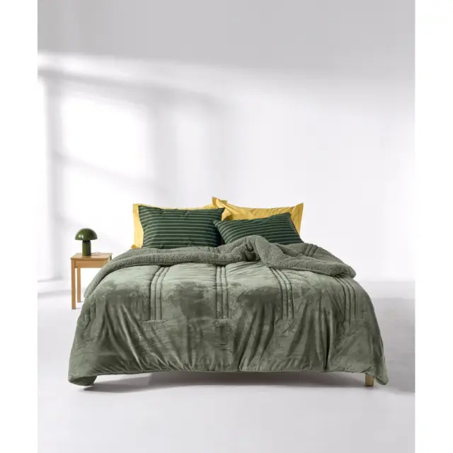 Κουβερτοπάπλωμα Υπέρδιπλο Kentia Notturno 34 Olive 220x240