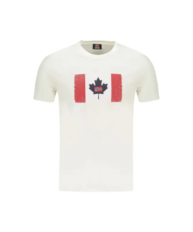 Norway Nautical School - Ανδρικό T-shirt Κοντομάνικο 856040-WHITE Λευκό