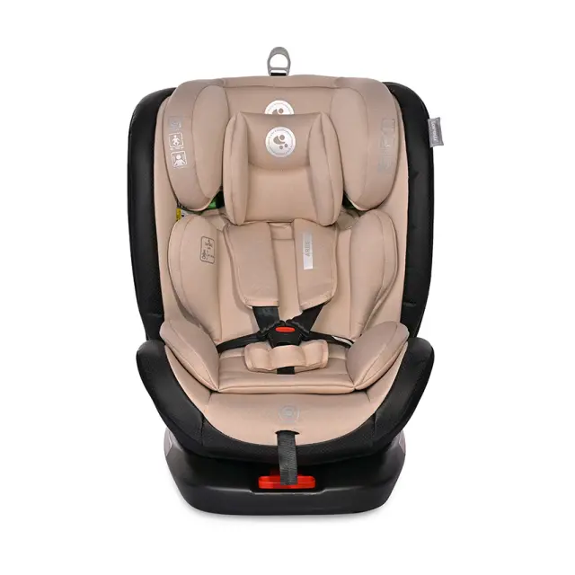 Lorelli Κάθισμα Αυτοκινήτου "ARES" i-Size 40-150 CM ISOFIX,360,ANTI REBOUND BAR Beige Μπεζ
