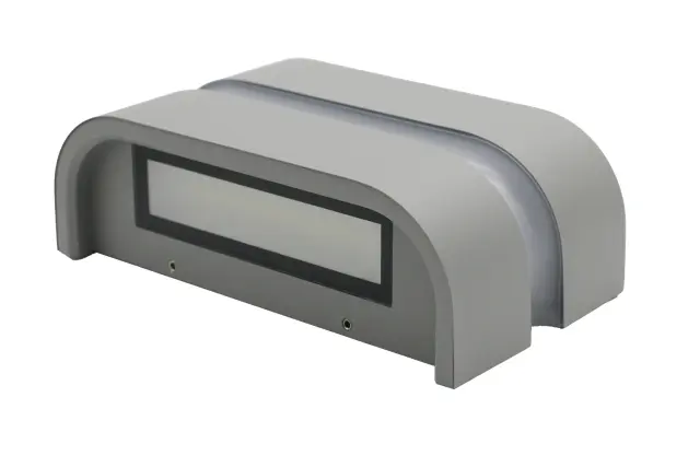 LED ΦΩΤΙΣ.ΕΠΙΤ.ΑΛΟΥΜ.ΟΒΑΛ ΔΙΠΛΗΣ ΚΑΤΕΥΘ.23W 4000K ΓΚΡΙ