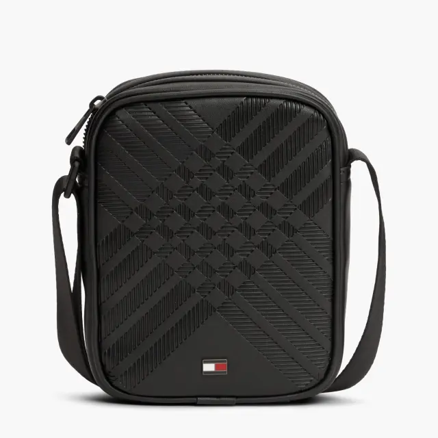 Ανδρική Τσάντα Χιαστή Tommy Hilfiger AM0AM014689-BDS Μαύρη Μαύρο - One Size