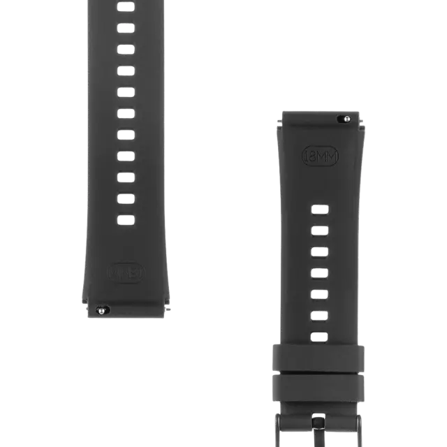 Tactical Quick Release Silicone Band 18mm Black 2