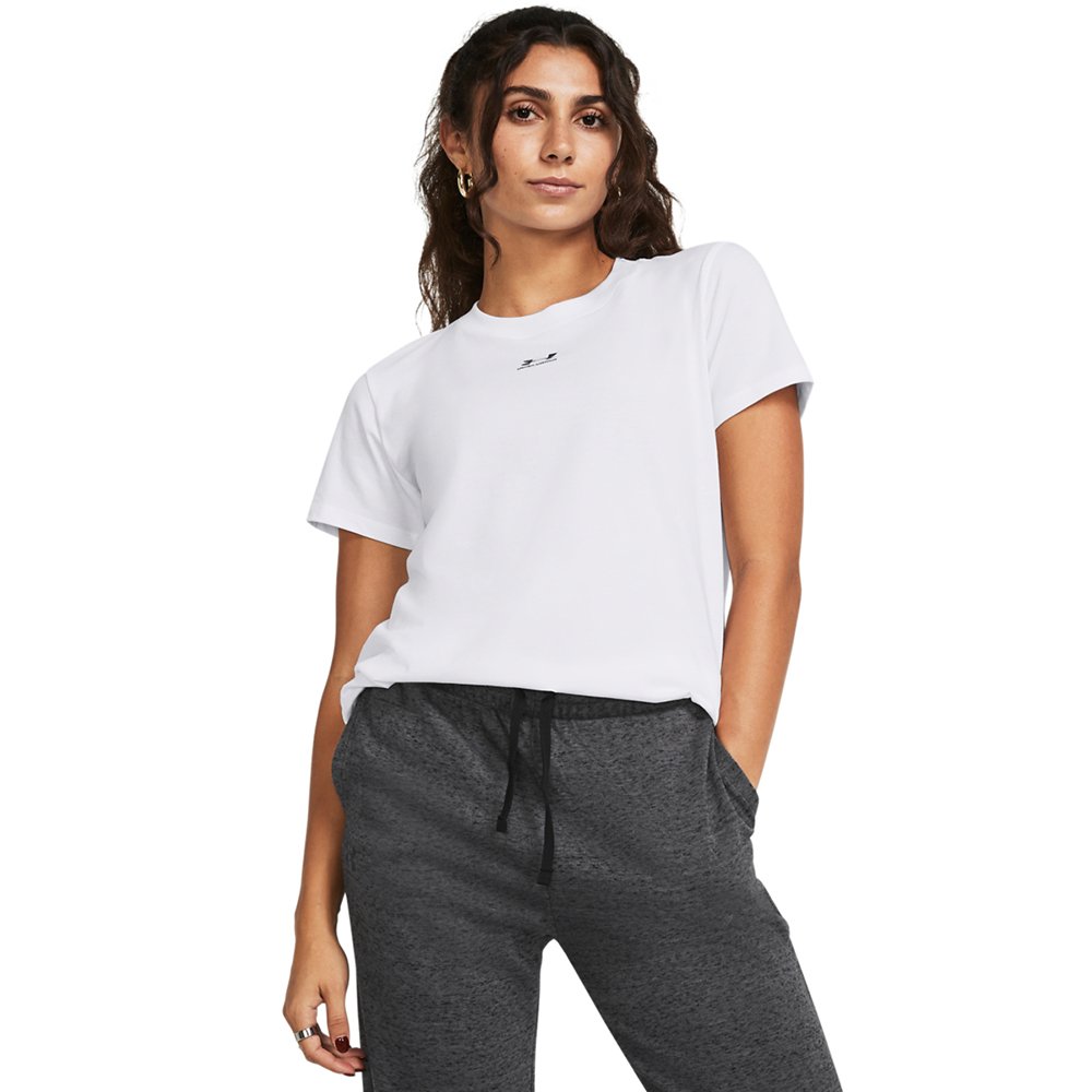Under Armour Campus T-Shirt (1383648-100) - Λευκό