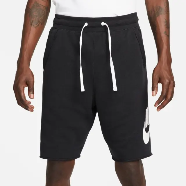 Nike Club Alumni FT Short (DX0502-010) - Μαύρο - XL