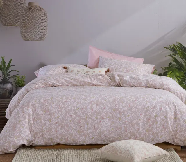Nef-Nef Homeware Σετ Σεντόνια Μονά Cylia 170x270 Beige