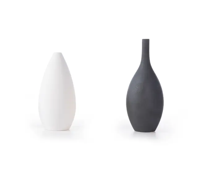 Nef-Nef Homeware Βαζάκι Κεραμικό Διακοσμητικό Sorb 8x17 White 2