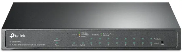 Tp-Link Unmanaged Switch SG1210MPE 9port Gigabit 1port SFP Black (TL-SG1210MPE)