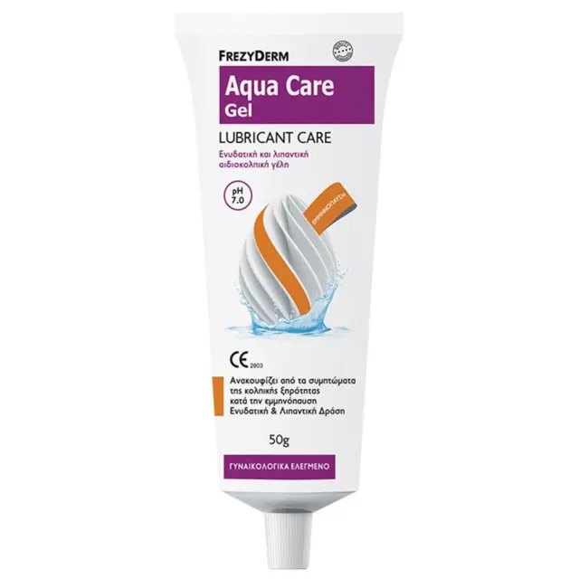 Frezyderm Aqua Gel Lubricant Care Ενυδατική και Λιπαντική Αιδοιοκολπική Γέλη pH7, 50gr