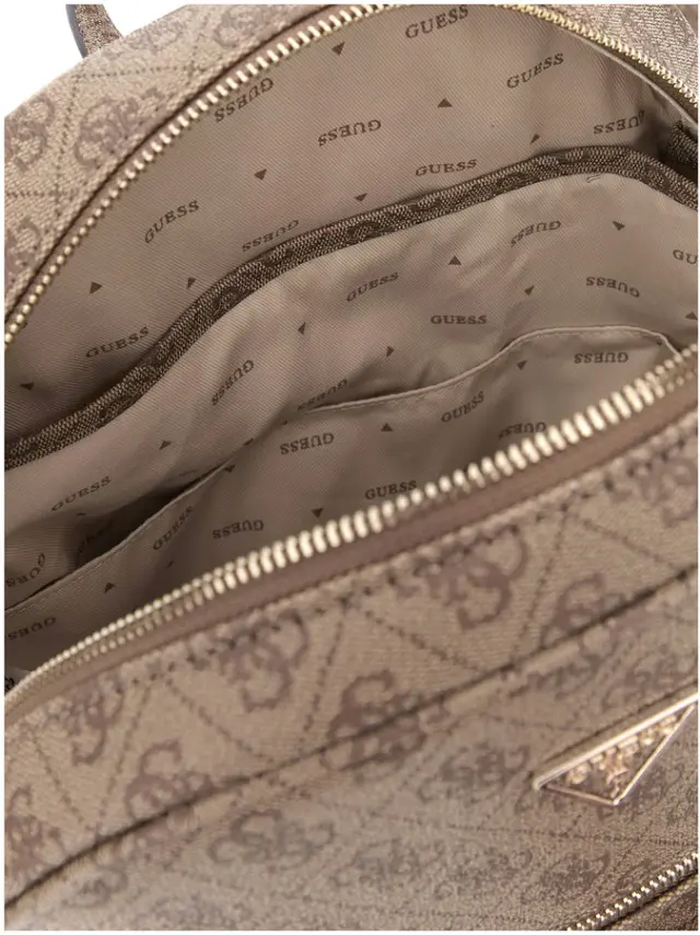 GUESS Power Play Latte Logo Γυναικεία Τσάντα Backpack Μπεζ/Καφέ (HWSL9006330-LTL) 3