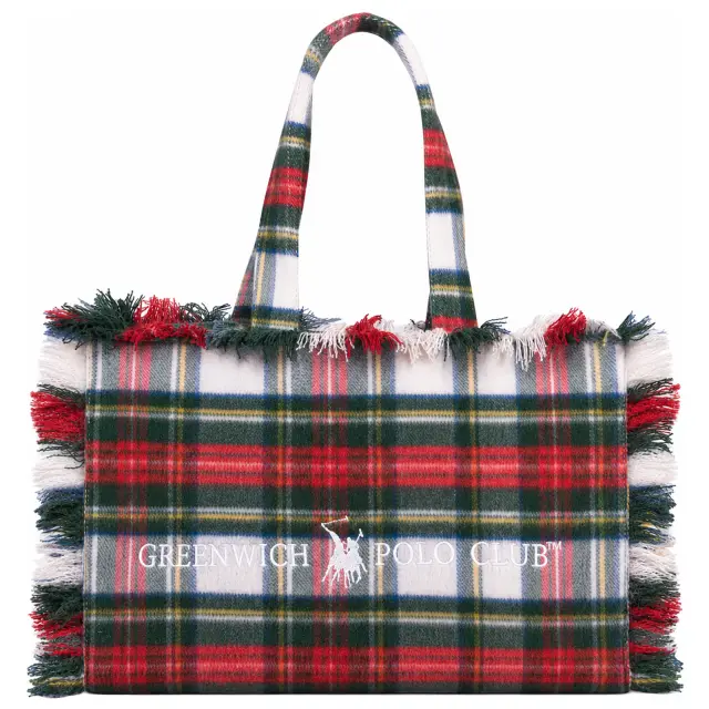 Greenwich Polo Club Ριχτάρι Με Τσάντα Μικρή Essential 130x170 2534 Green 2