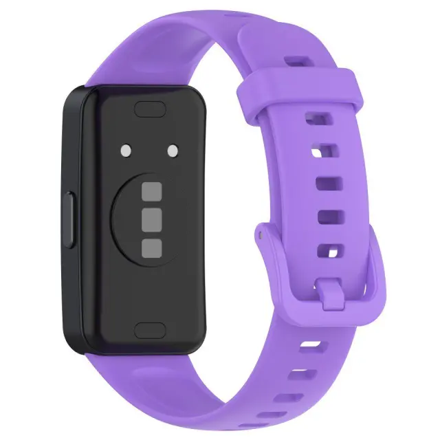 Ανταλλακτικό Λουράκι Σιλικόνης για Huawei Band 8 / 9 / 10 – Purple OEM 2