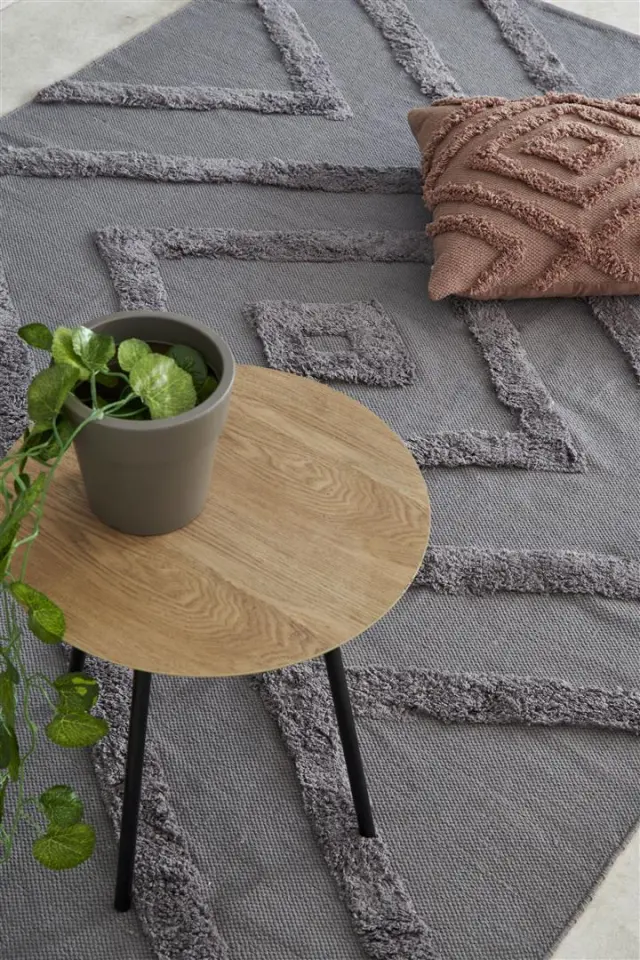 Διακοσμητικη Μαξιλαροθηκη Rugs Collection 45x45 RIVER Palamaiki GREY 45X45