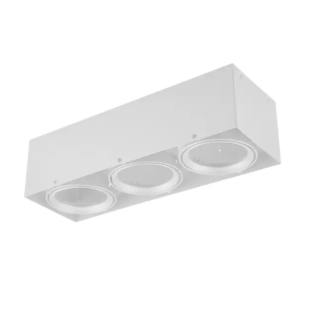 Aca Light ΣΠΟΤ ΟΡΟΦΗΣ AR111 ΤΡΙΠΛΟ ΛΕΥΚΟ 150x450x120
