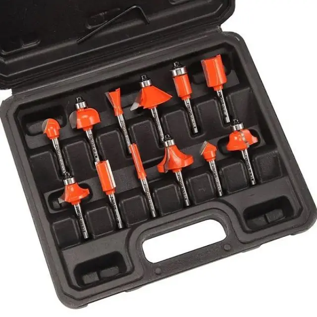 Σετ φρέζες ξύλου για ρούτερ - 12pcs - Φ6mm - Finder - 197747 2
