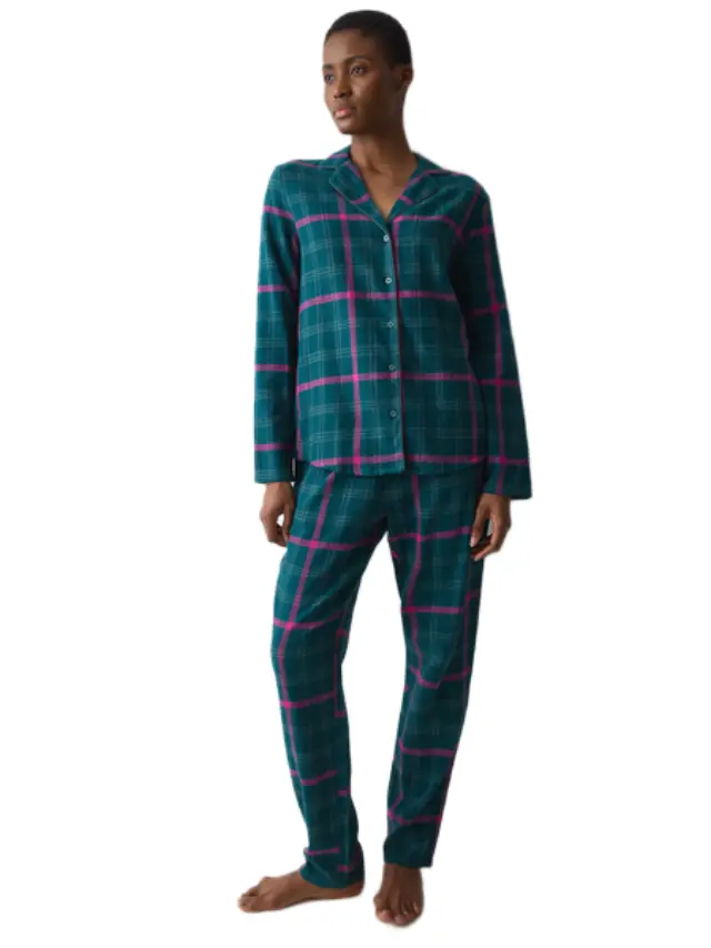 Triumph Boyfriend PW 01 X Checks σετ γυναικεία πυτζάμα 10225075-1