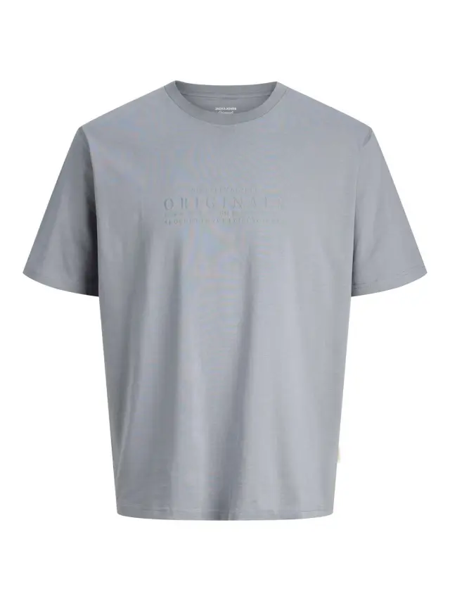 JORCATSKILLS MINIMAL TEE CREW NECK LN Tradewinds