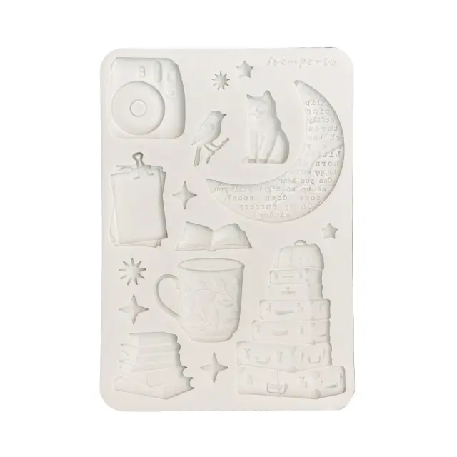 Καλούπι σιλικόνης A5, 15×21cm, Stamperia, Secret Diary 3